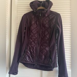Athleta Run Jacket With Hood Purple size XS